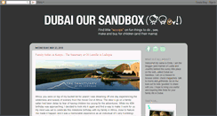 Desktop Screenshot of dubaioursandbox.com